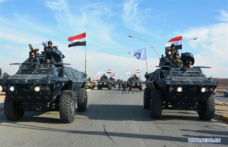 IRAQ-MOSUL-MILITARY PARADE