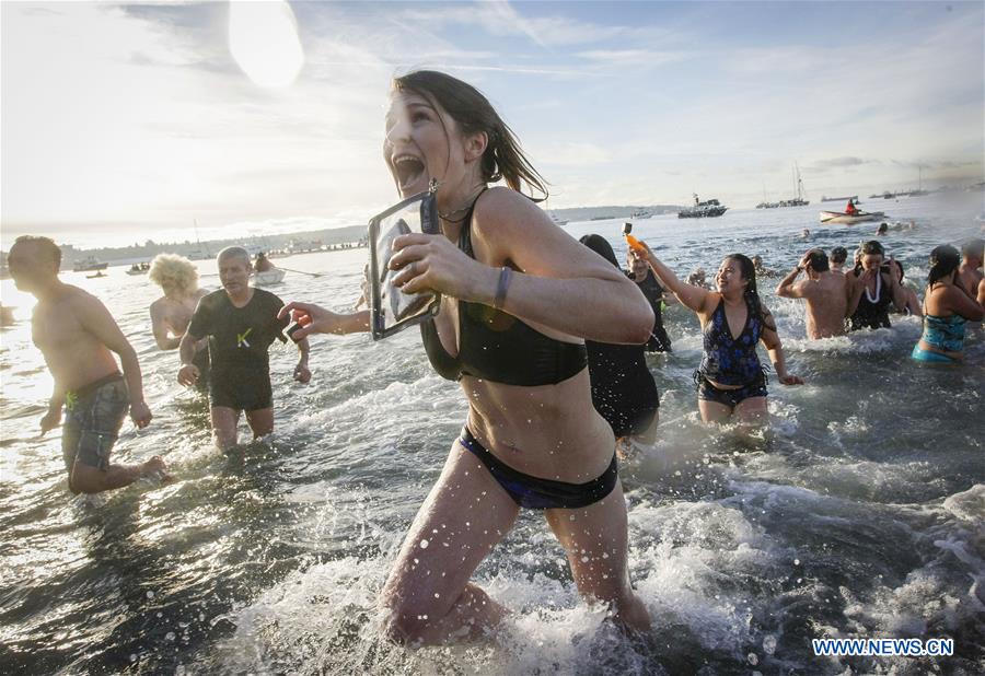 CANADA-VANCOUVER-WINTER SWIM