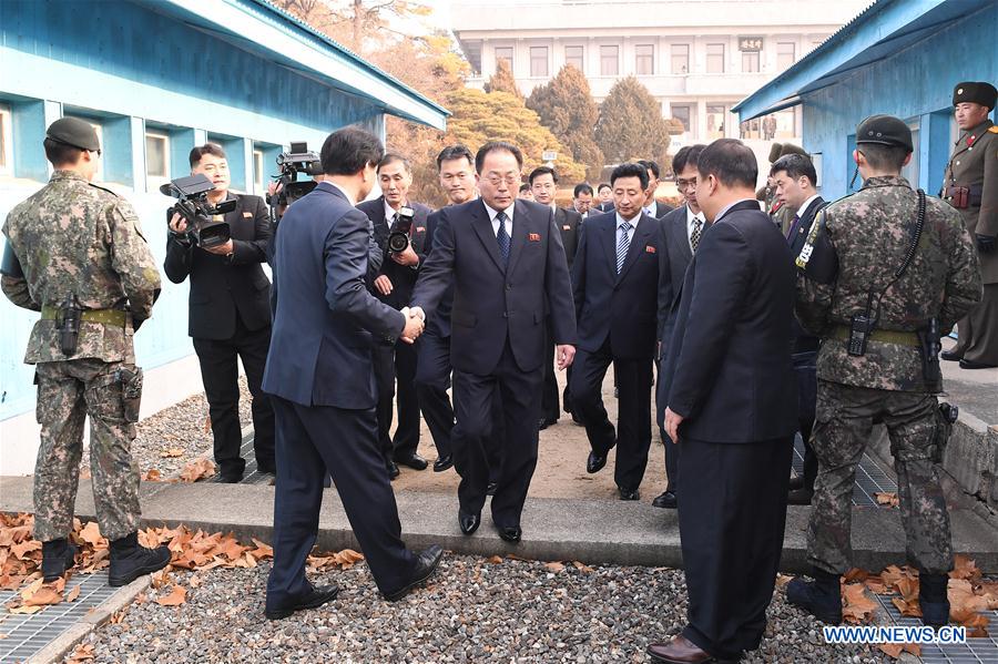 SOUTH KOREA-DPRK-WINTER OLYMPICS-TALKS