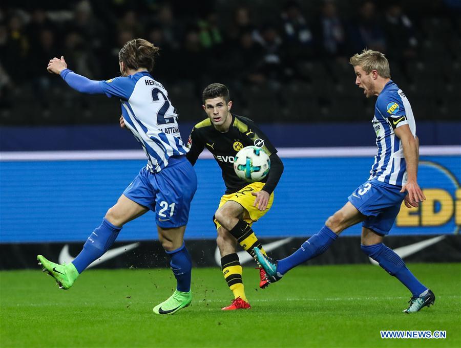 (SP)GERMANY-BERLIN-SOCCER-BUNDESLIGA-HERTHA BSC VS DORTMUND