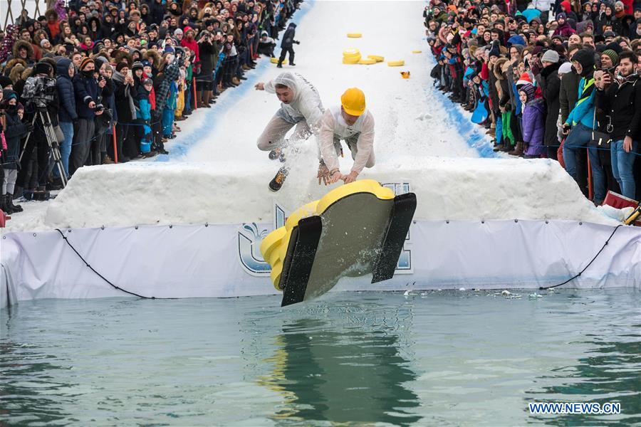 (SP)LITHUANIA-VILNIUS-JUMP AND FREEZE