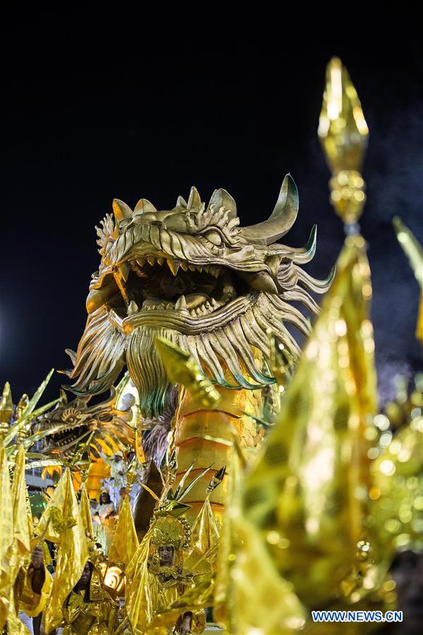 BRAZIL-RIO DE JANEIRO-CARNIVAL-CHINA'S SILK ROAD