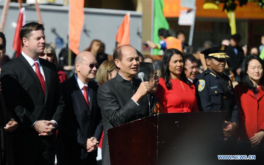 U.S.-SAN FRANCISCO-CHINESE SPRING FESTIVAL-DRAGON PRADE