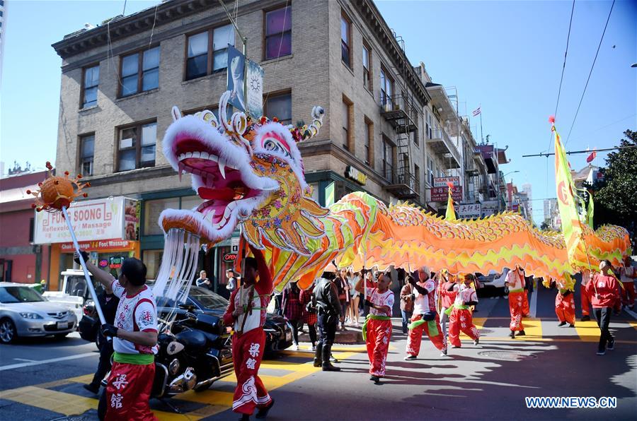 U.S.-SAN FRANCISCO-CHINESE SPRING FESTIVAL-DRAGON PRADE