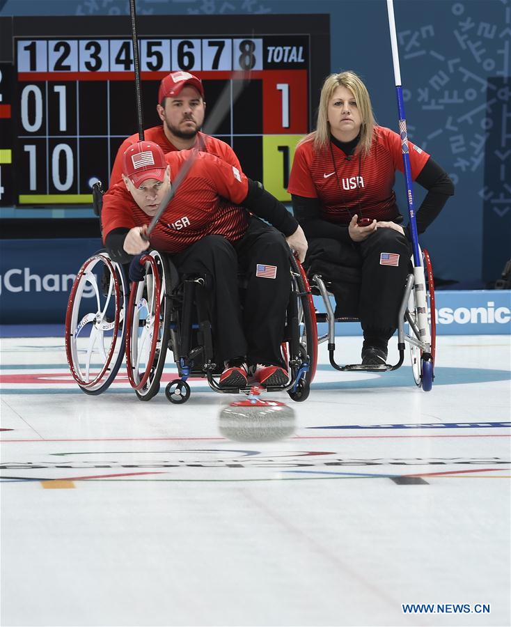 (SP)OLY-PARALYMPIC-SOUTH KOREA-PYEONGCHANG-WHEELCHAIR CURLING