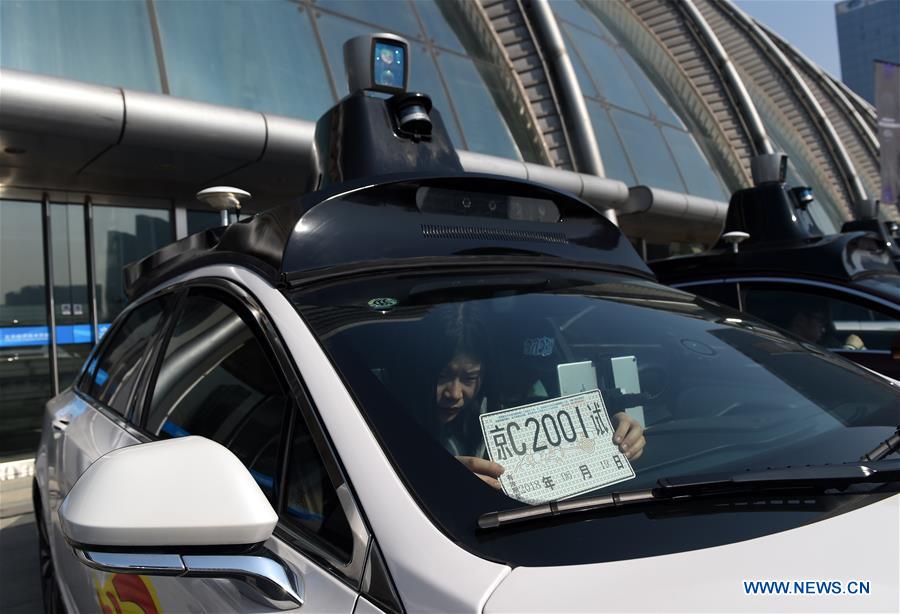 CHINA-BEIJING-SELF-DRIVING CAR-ROAD TESTING (CN)