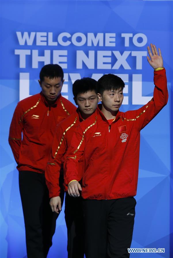 (SP)SWEDEN-HALMSTAD-ITTF WORLD TEAM CHAMPIONSHIPS 2018-MEN'S SEMIFINAL-SWEDEN VS CHINA 