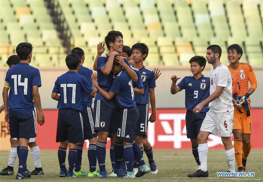 (SP)CHINA-JIANGSU-JIANGYIN-FOOTBALL-CFA INTERNATIONAL YOUTH TOURNAMENT-JPN VS IRAN