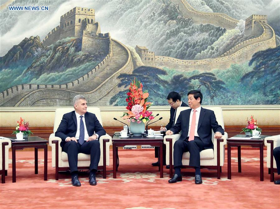 CHINA-BEIJING-LI ZHANSHU-MONTENEGRO-MEETING (CN)