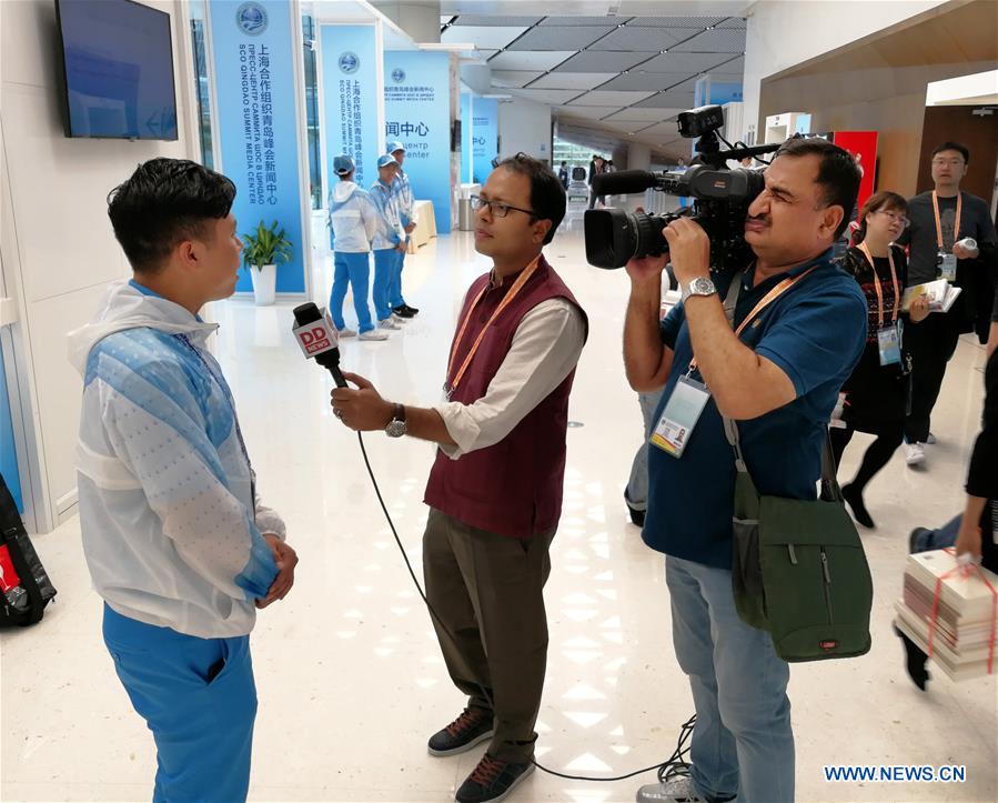 (SCO SUMMIT) CHINA-QINGDAO-SCO-JOURNALISTS (CN)