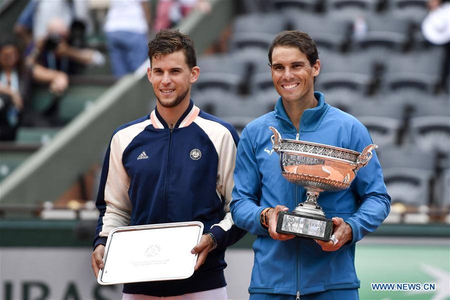 (SP)FRANCE-PARIS-TENNIS-FRENCH OPEN-DAY 15-MEN'S SINGLES FINAL-AWARDING CEREMONY