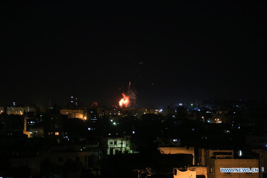 MIDEAST-GAZA-ISRAEL-AIRSTRIKE