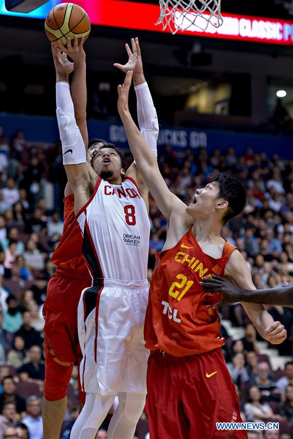 (SP)CANADA-VANCOUVER-PACIFIC RIM BASKETBALL CLASSIC-CHINA VS CANADA