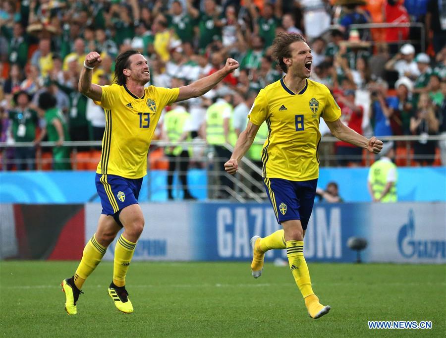 (SP)RUSSIA-YEKATERINBURG-2018 WORLD CUP-GROUP F-MEXICO VS SWEDEN