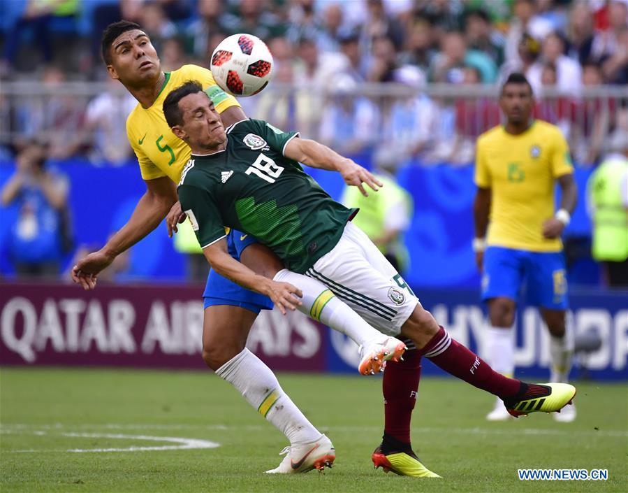 (SP)RUSSIA-SAMARA-2018 WORLD CUP-ROUND OF 16-BRAZIL VS MEXICO