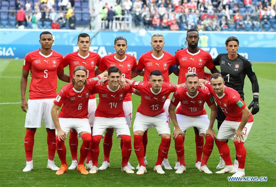 (SP)RUSSIA-SAINT PETERSBURG-2018 WORLD CUP-ROUND OF 16-SWITZERLAND VS SWEDEN