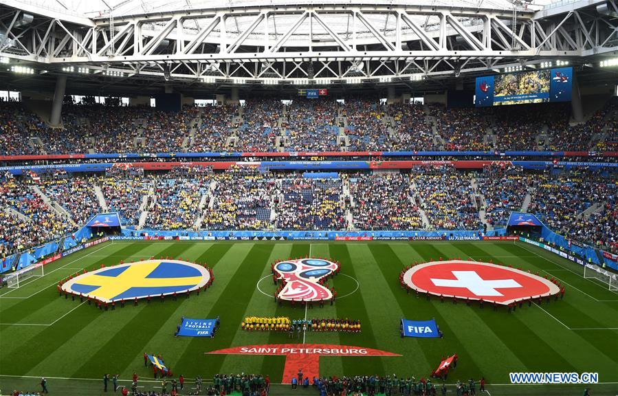 (SP)RUSSIA-SAINT PETERSBURG-2018 WORLD CUP-ROUND OF 16-SWITZERLAND VS SWEDEN