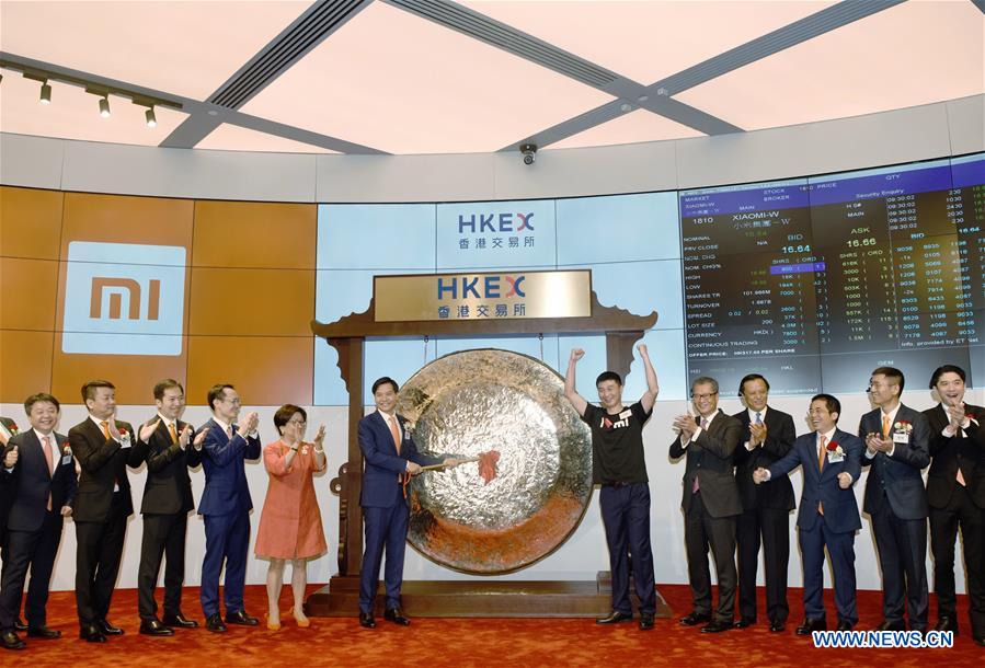 #CHINA-HONG KONG-XIAOMI-LISTING CEREMONY(CN*)