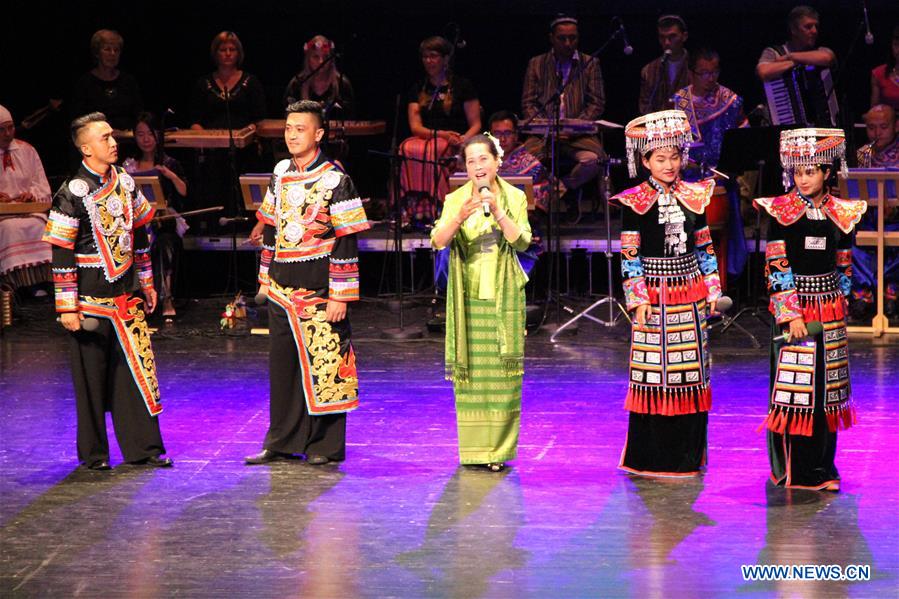 ESTONIA-VORU-CHINESE FOLKLORE PERFORMANCE