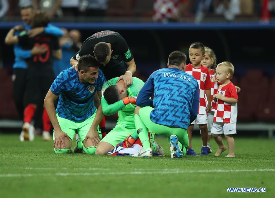 (SP)RUSSIA-MOSCOW-2018 WORLD CUP-SEMIFINAL-ENGLAND VS CROATIA