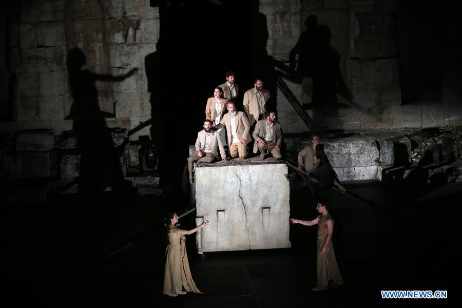 GREECE-ATHENS-THEATER-SOPHOCLES-ANTIGONE