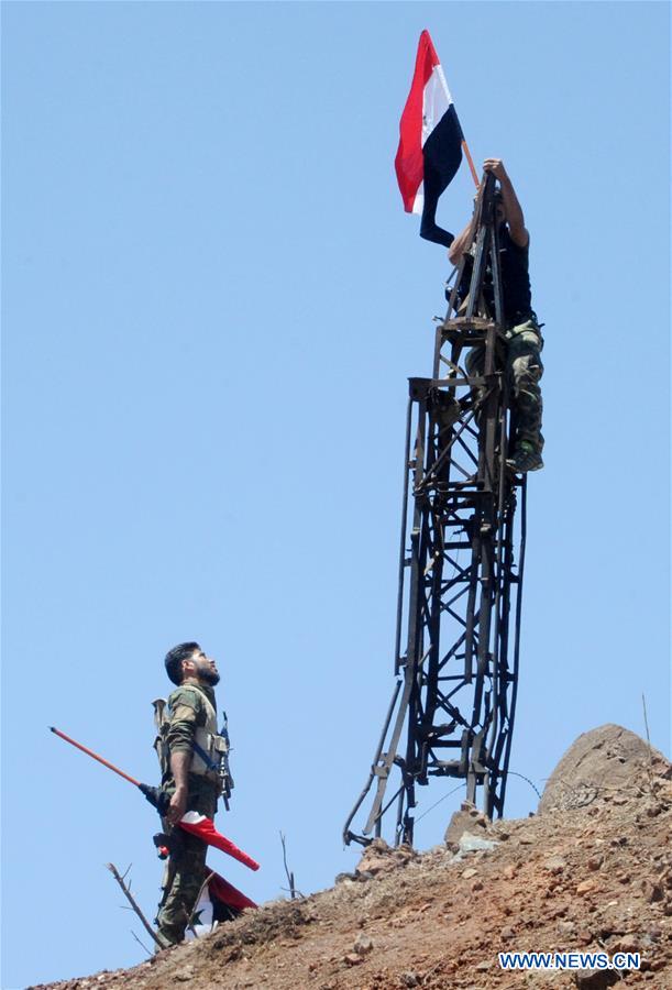 SYRIA-DARAA-SYRIAN ARMY-STRATEGIC HILL-CAPTURE