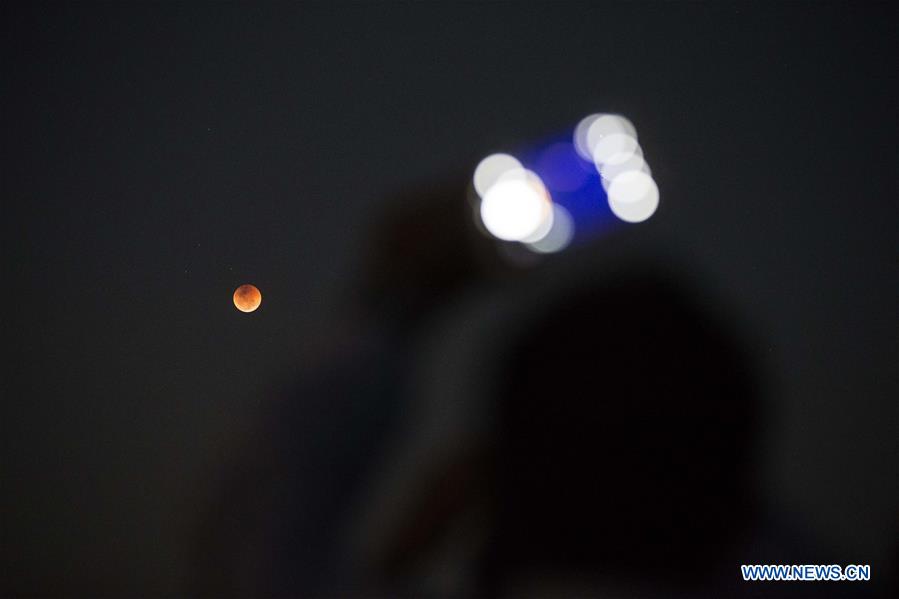 BRAZIL-RIO DE JANEIRO-LUNAR ECLIPSE