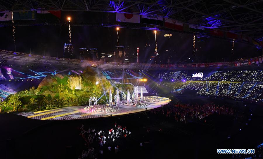 (SP)INDONESIA-JAKARTA-ASIAN GAMES-OPENING CEREMONY