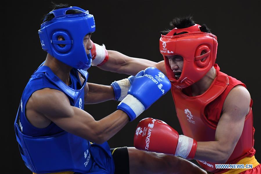 (SP)INDONESIA-JAKARTA-ASIAN GAMES-WUSHU SANDA