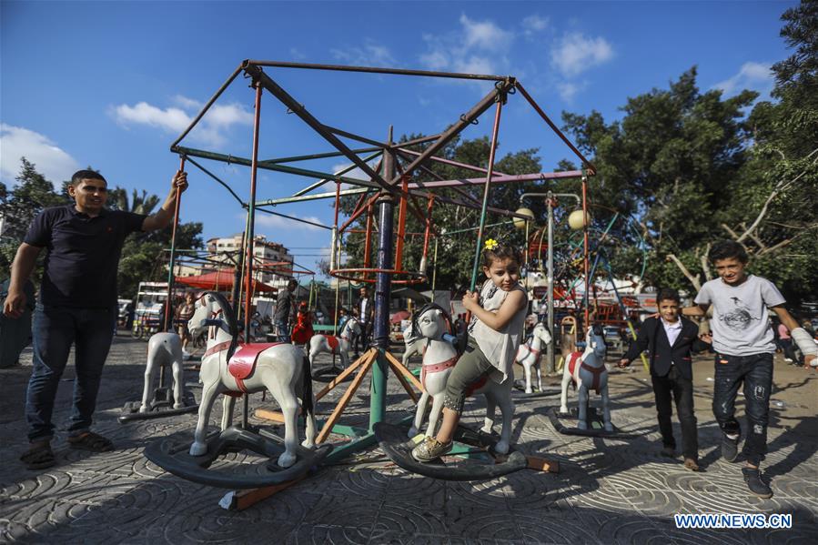 MIDEAST-GAZA CITY-EID AL-ADHA