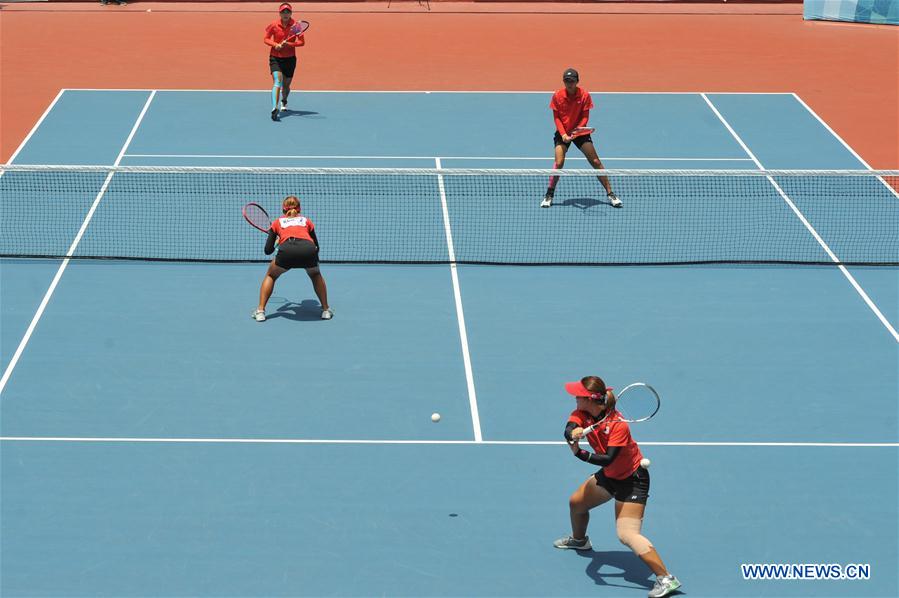 (SP)INDONESIA-PALEMBANG-ASIAN GAMES-SOFT TENNIS-WOMEN'S TEAM-SEMIFINALS