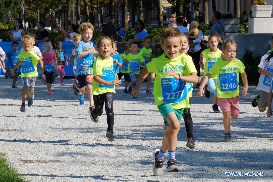 CROATIA-ZAGREB-UNICEF-HUMANITARIAN RACE