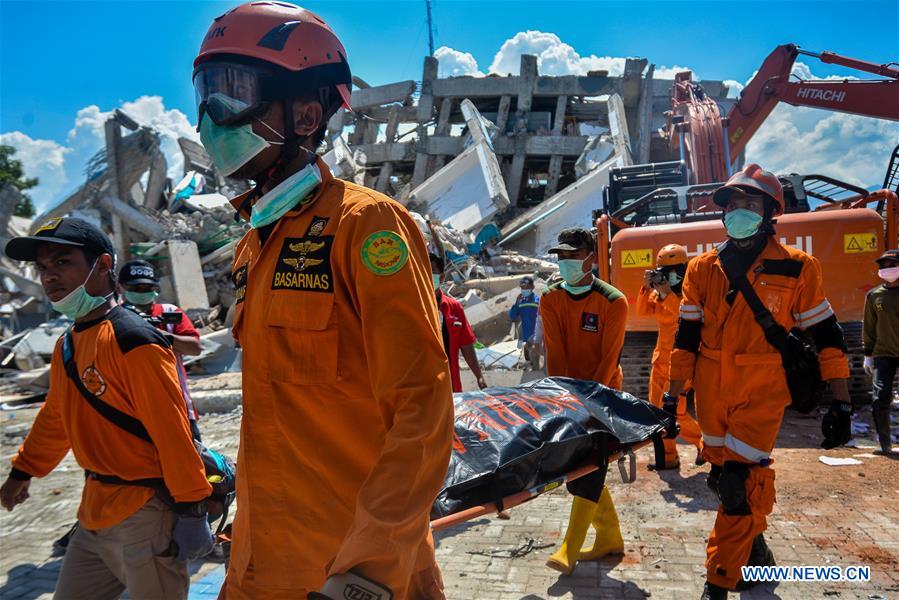 INDONESIA-CENTRAL SULAWESI PROVINCE-EARTHQUAKE-TSUNAMI-RESCUE