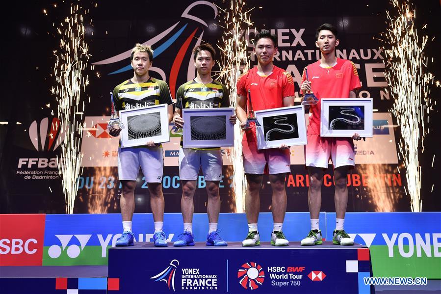 (SP)FRANCE-PARIS-BADMINTON-YONEX FRENCH OPEN-FINALS-MEN'S DOUBLES