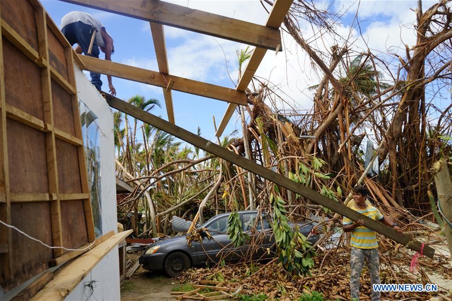 NORTHERN MARIANA ISLANDS-SAIPAN-TYPHOON-RECONSTRUCTION