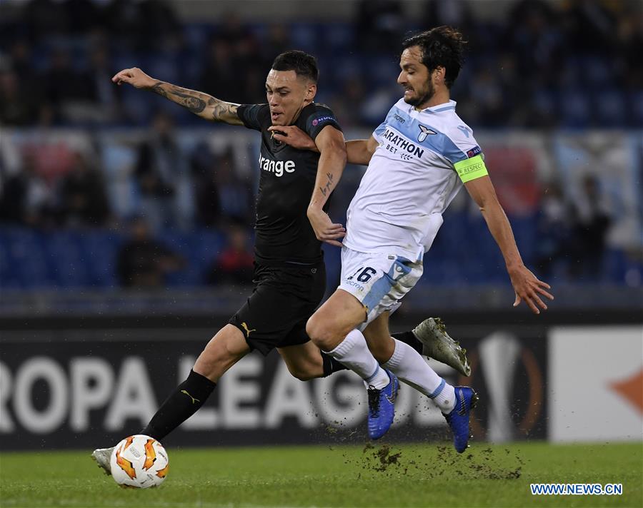 (SP)ITALY-ROME-SOCCER-UEFA EUROPA LEAGUE-LAZIO VS MARSEILLE