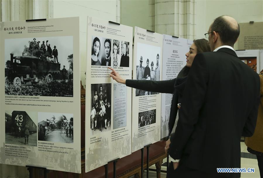 BELGIUM-BRUGES-CHINESE LABOUR CORPS OF WWI-PHOTO EXHIBITION