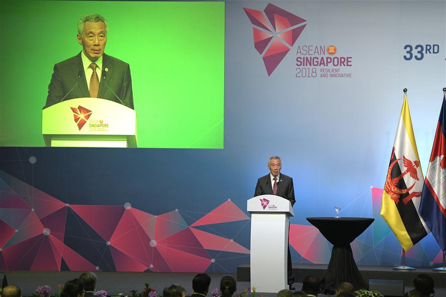 SINGAPORE-ASEAN-SUMMIT-CLOSING CEREMONY