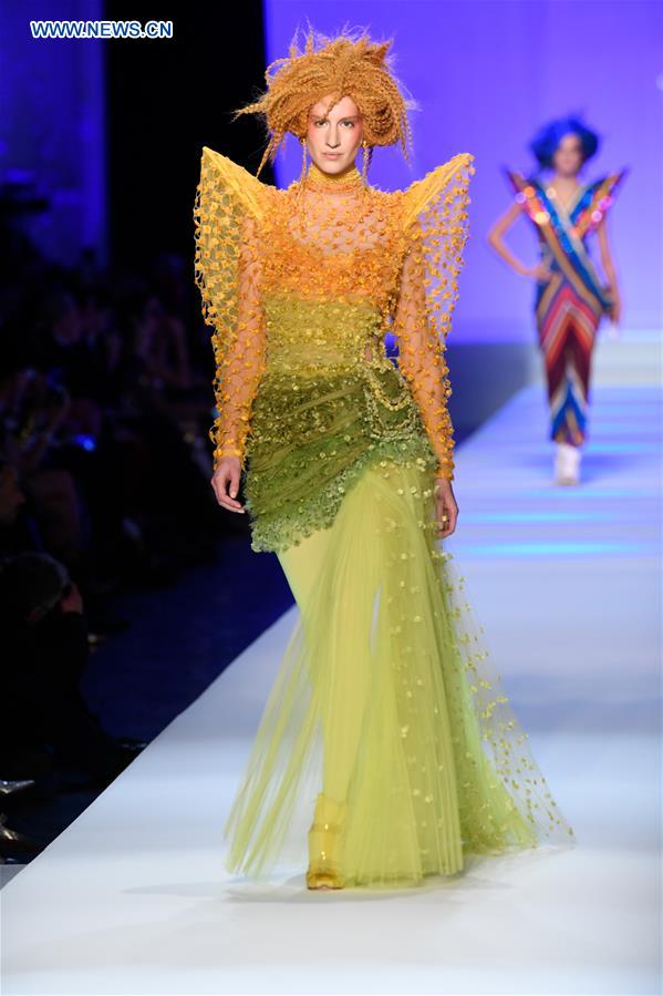 FRANCE-PARIS-FASHION WEEK-HAUTE COUTURE-JEAN PAUL GAULTIER