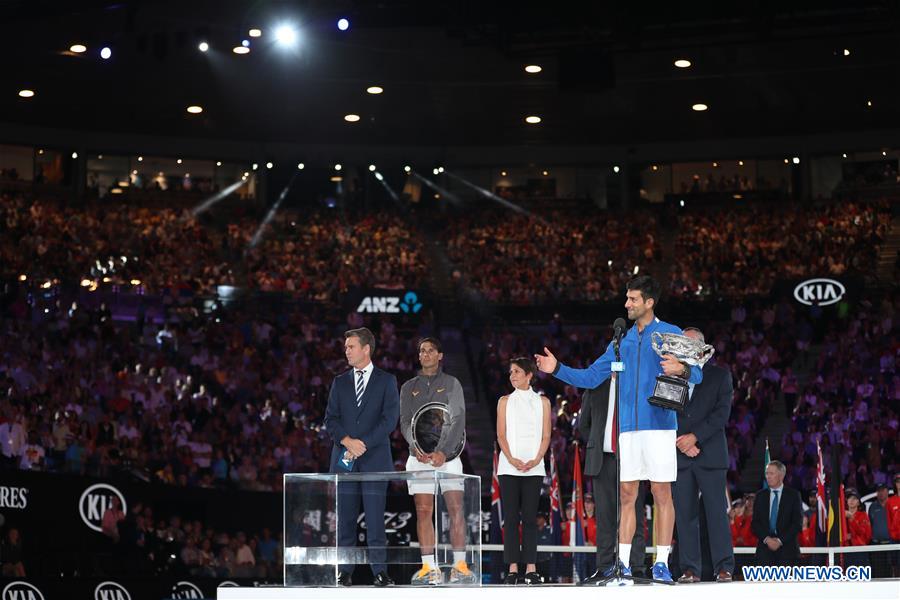 (SP)AUSTRALIA-MELBOURNE-TENNIS-AUSTRALIAN OPEN-DAY 14