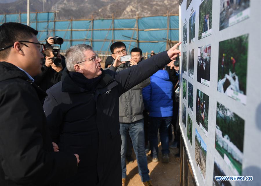 (SP)CHINA-BEIJING OLYMPIC WINTER GAMES-IOC PRESIDENT-VISIT