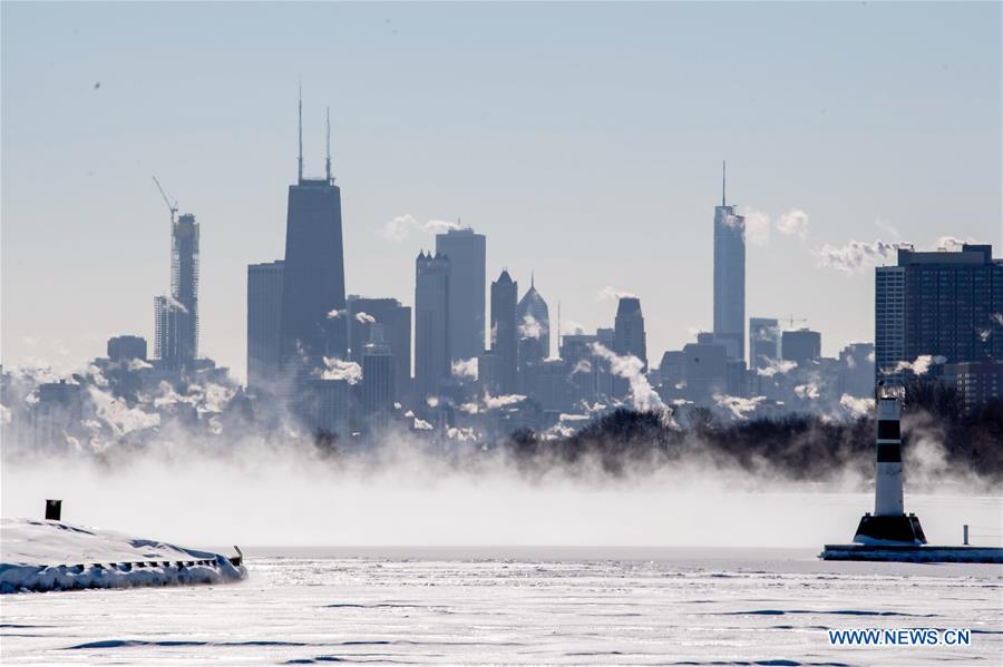 U.S.-CHICAGO-TEMPERATURE-COLDEST-RECORD-BREAKING