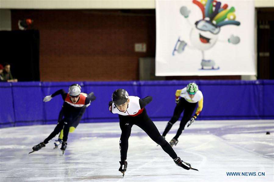 (SP)BOSNIA AND HERZEGOVINA-SARAJEVO-EUROPEAN YOUTH OLYMPIC FESTIVAL-SHORT TRACK SPEED SKATING