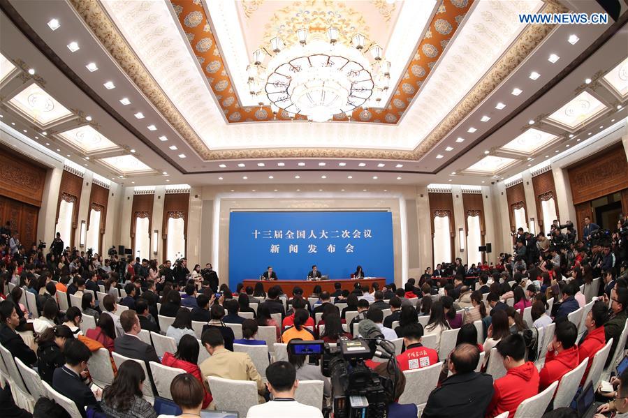 (TWO SESSIONS)CHINA-BEIJING-NPC-PRESS CONFERENCE (CN)