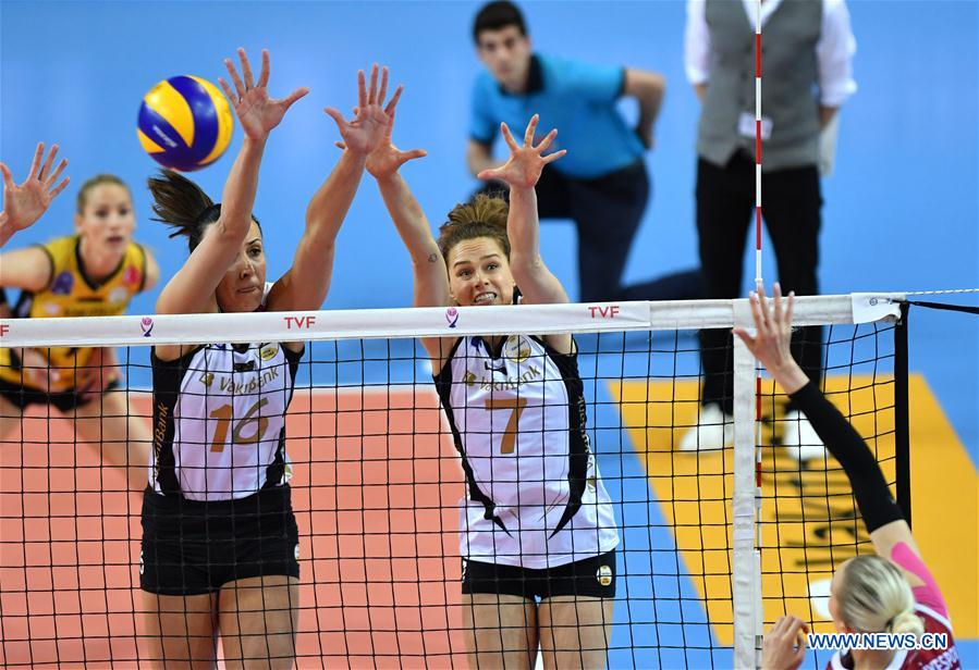 (SP)TURKEY-ISTANBUL-VOLLEYBALL-TURKISH WOMEN'S VOLLEYBALL SUPER LEAGUE-QUARTERFINAL