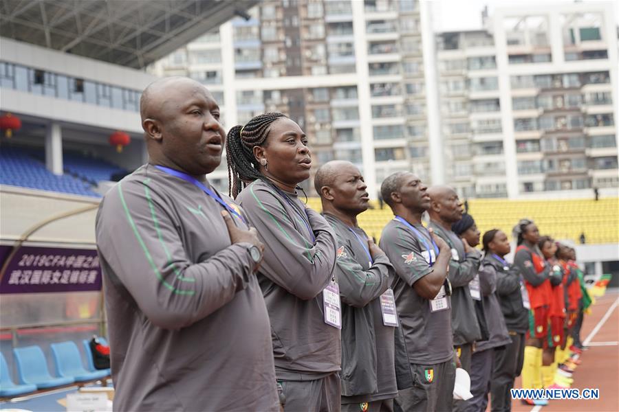 (SP)CHINA-WUHAN-FOOTBALL-INTERNATIONAL WOMEN'S FOOTBALL TOURNAMENT WUHAN 2019-CAMEROON VS CROATIA (CN)