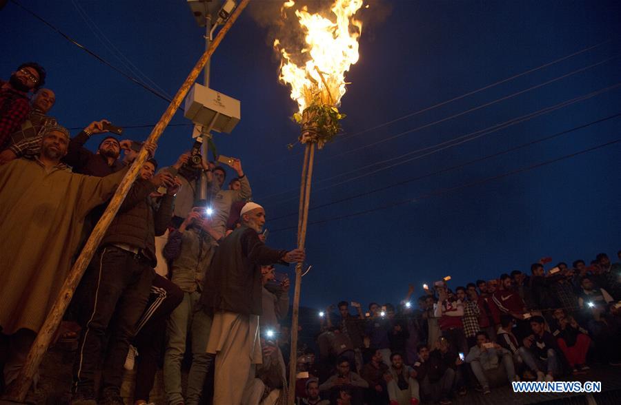 KASHMIR-SRINAGAR-TORCH LIGHT FESTIVAL