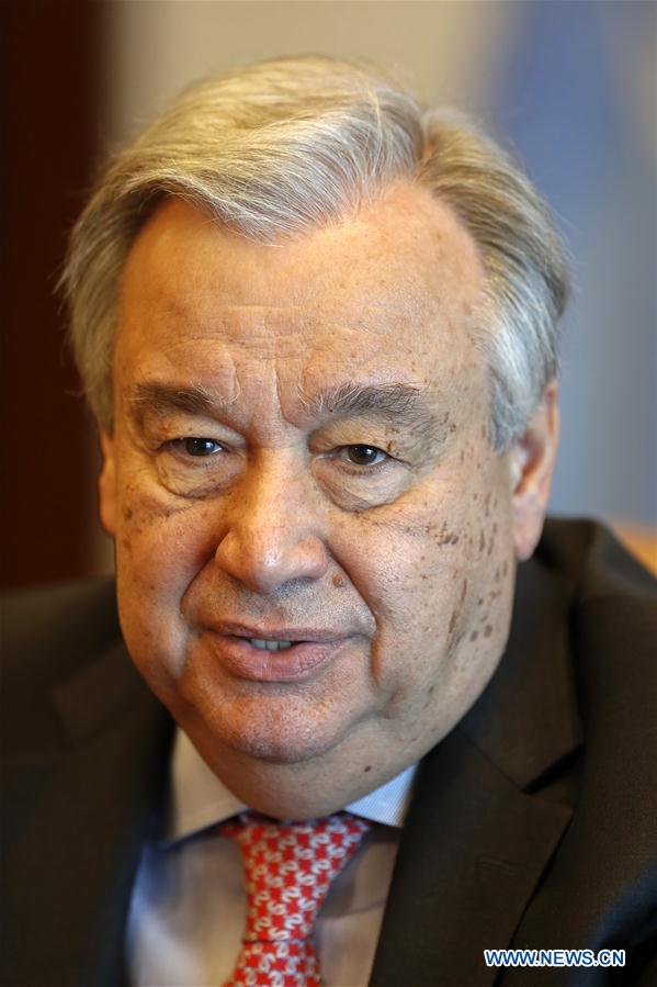 UN-SECRETARY-GENERAL-GUTERRES-INTERVIEW-BELT AND ROAD INITIATIVE