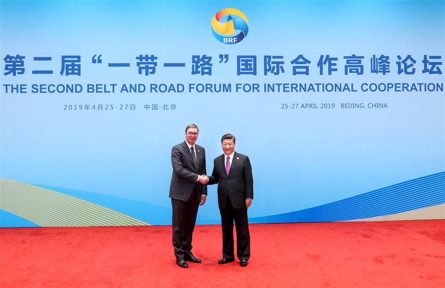 (BRF)CHINA-BEIJING-BELT AND ROAD FORUM-XI JINPING-LEADERS' ROUNDTABLE MEETING (CN)