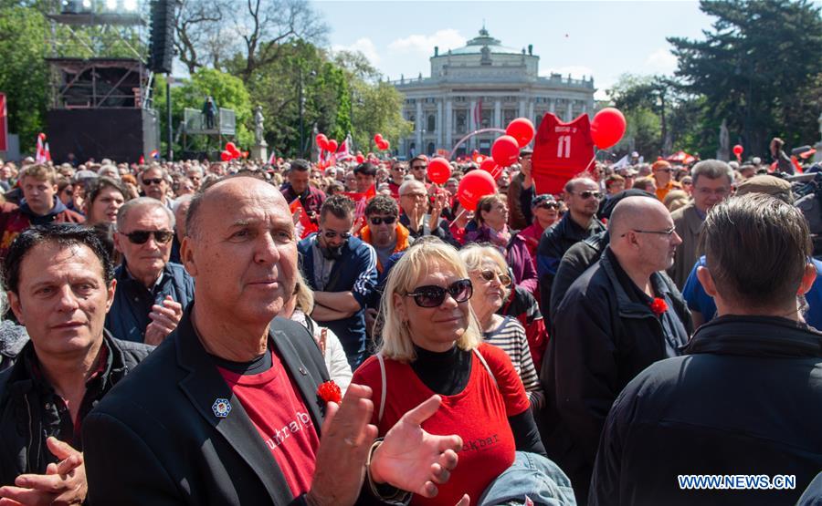 AUSTRIA-VIENNA-MAY 1ST-PARADE